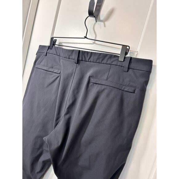 Lululemon Men's ABC Classic Fit Trouser 37L Warpstreme Pants Black Size 40 - Picture 9 of 13